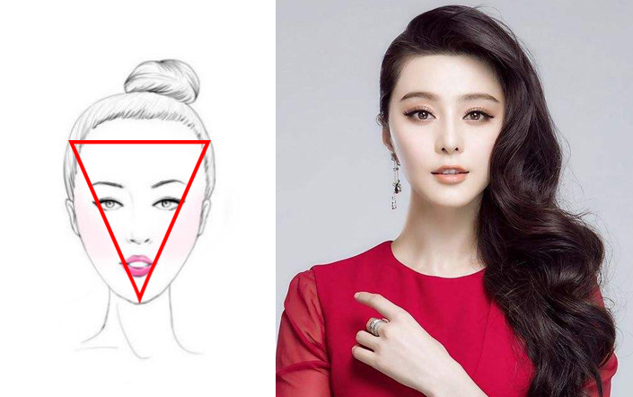 三角脸的女人面相图片