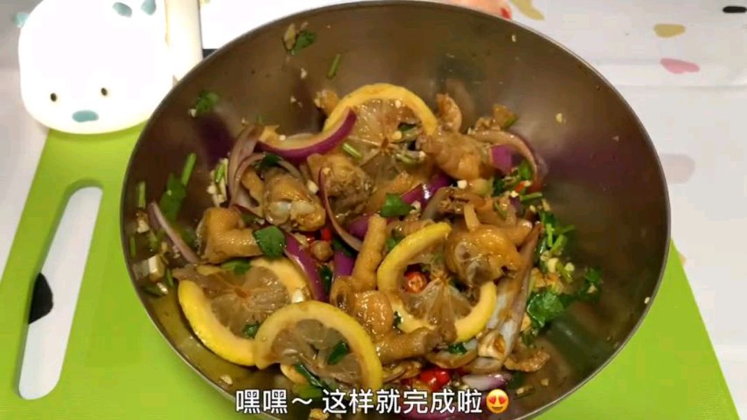 网红柠檬鸡爪,值得你试一试