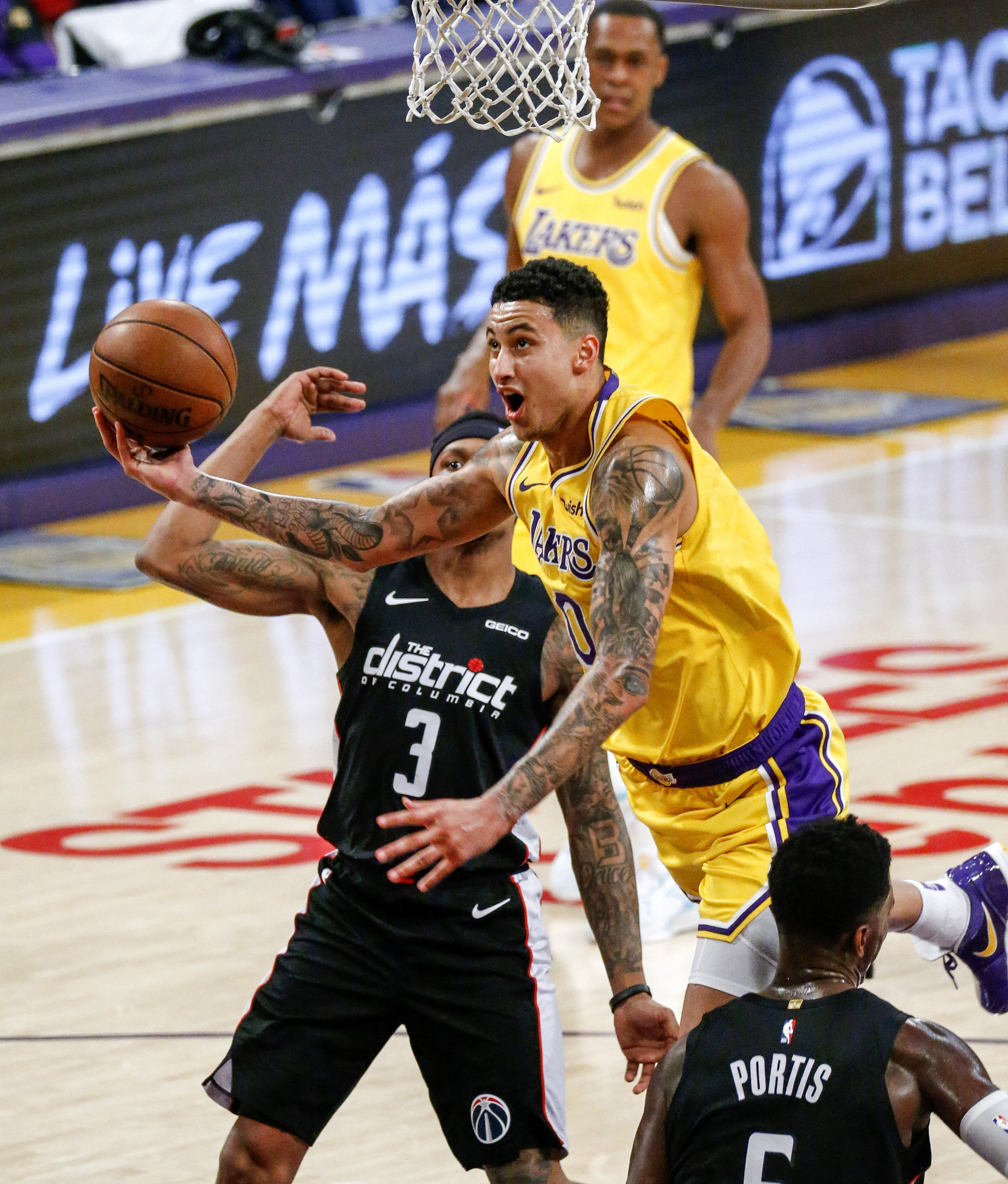 篮球——nba常规赛湖人胜奇才
