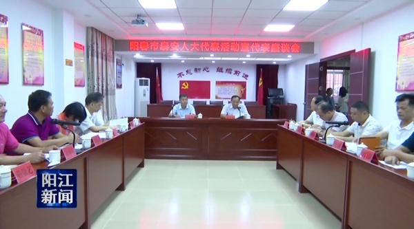 阳江市人大常委会开展代表联络室调研活动