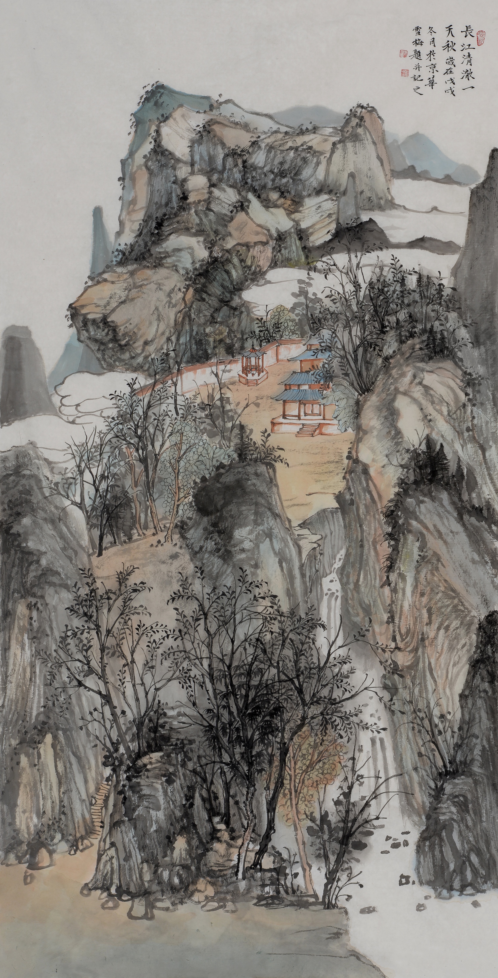 《时往溪水间》——唐雪梅山水画欣赏