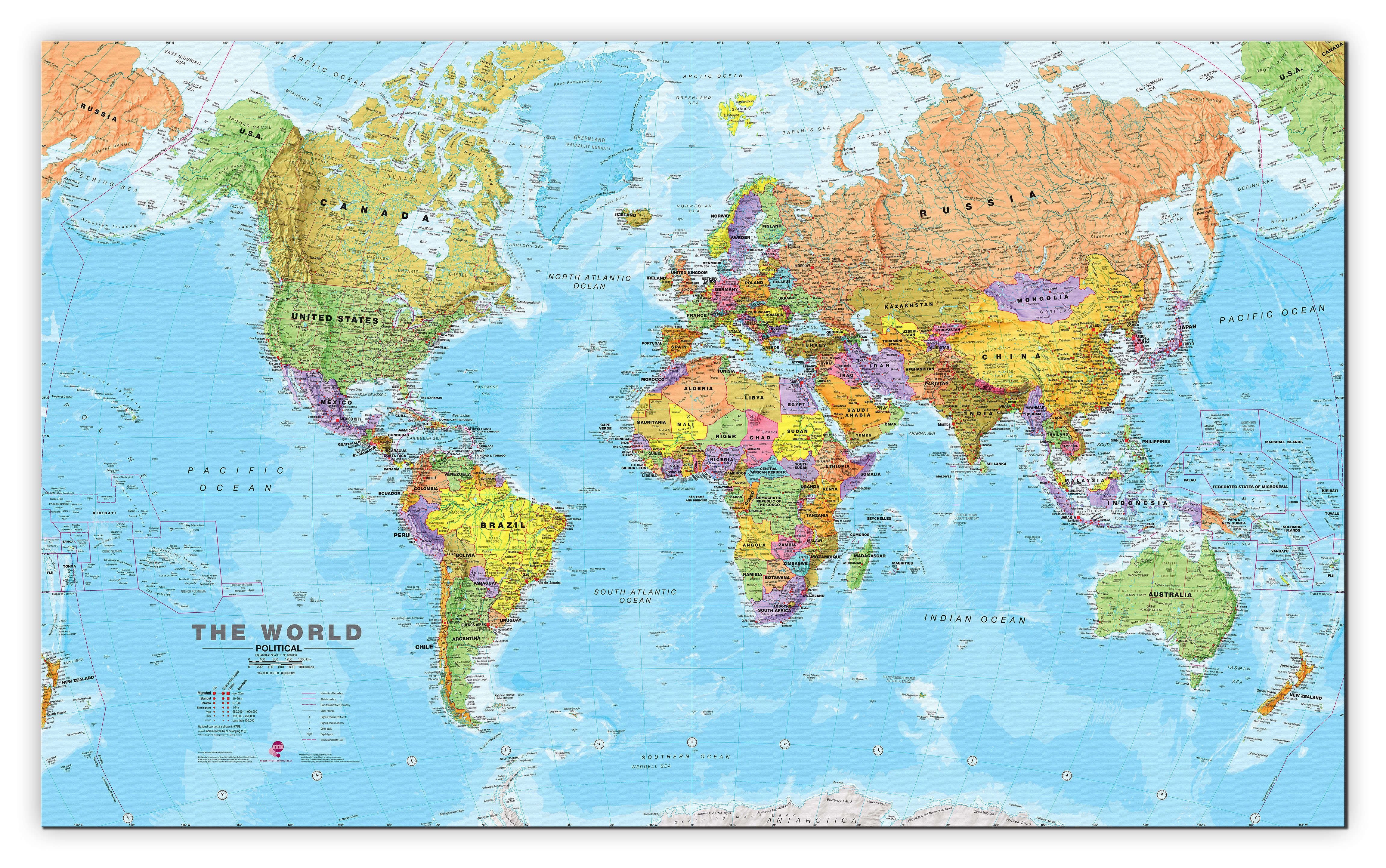 我们最常看到的世界地图并不真实