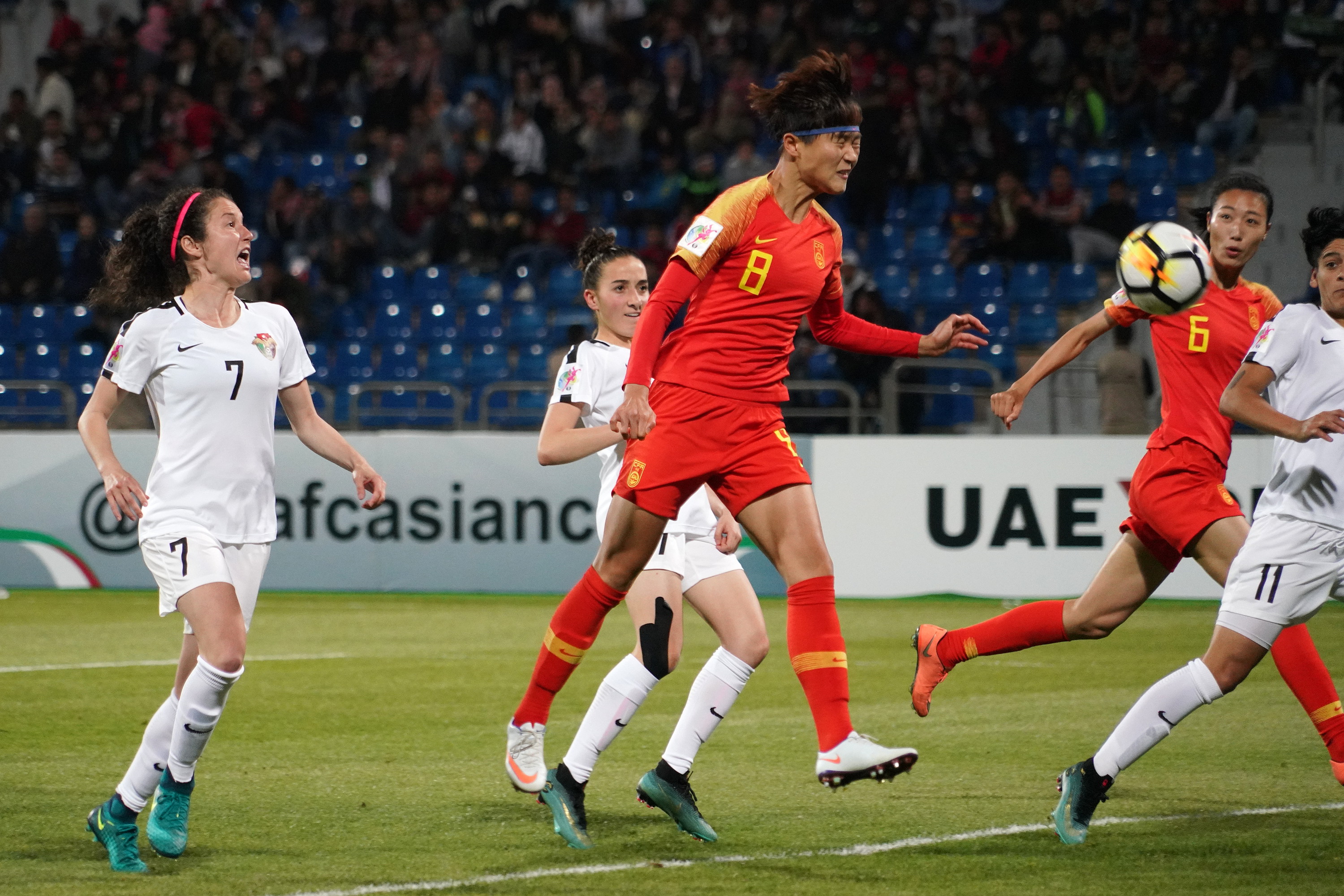 足球——女足亚洲杯:中国队晋级半决赛(7)