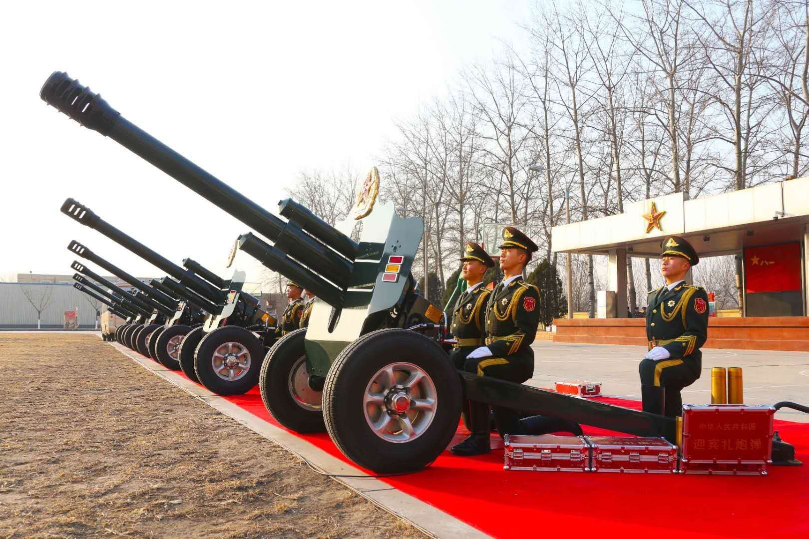 中国礼炮部队——中国人民解放军仪仗队礼炮中队驻地训练掠影