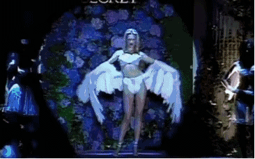 她是维密第一位戴翅膀的超模,被做成芭比娃娃,美少女