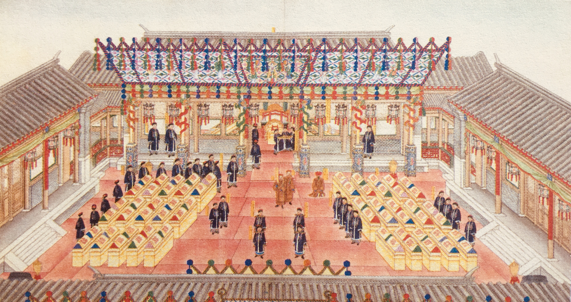 光绪大婚图,媲美《清明上河图》,光绪大婚花550万两白银