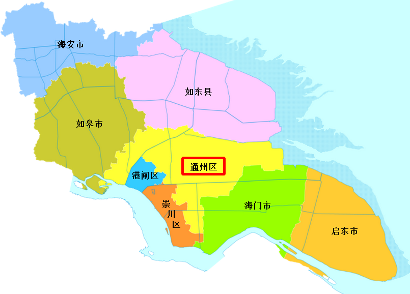 江苏省南通市通州区排全国百强区第22位:城区的主要拓展区域