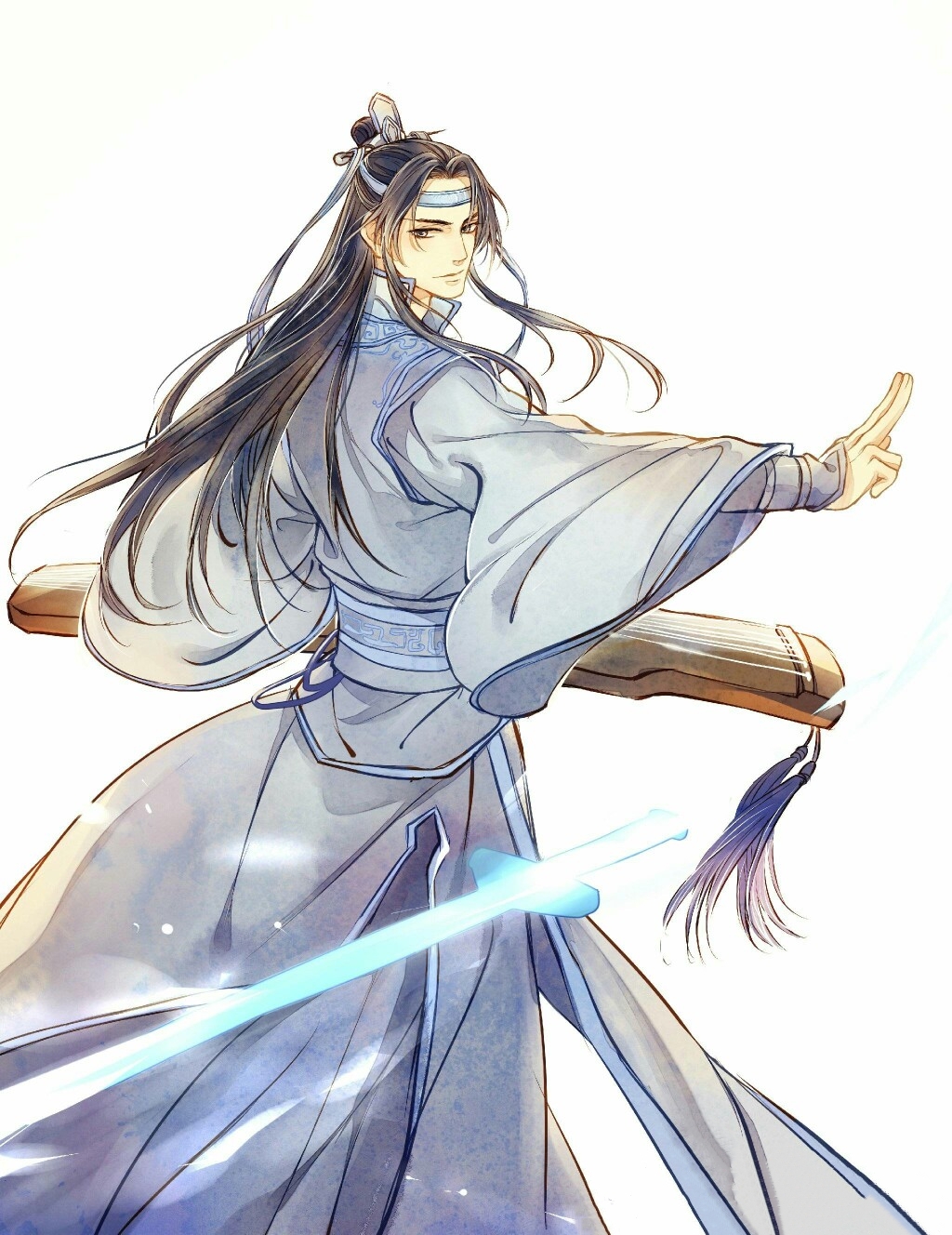 魔道祖师动漫古风壁纸,万水千山之中,许我与你最是