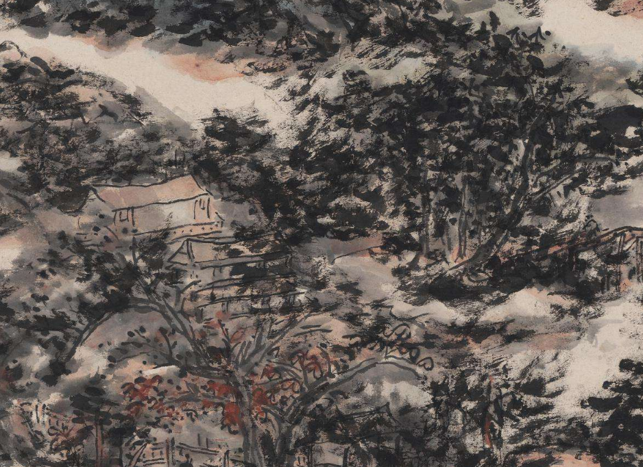 艺术欣赏:宿墨法,渍墨法在黄宾虹山水画中的运用