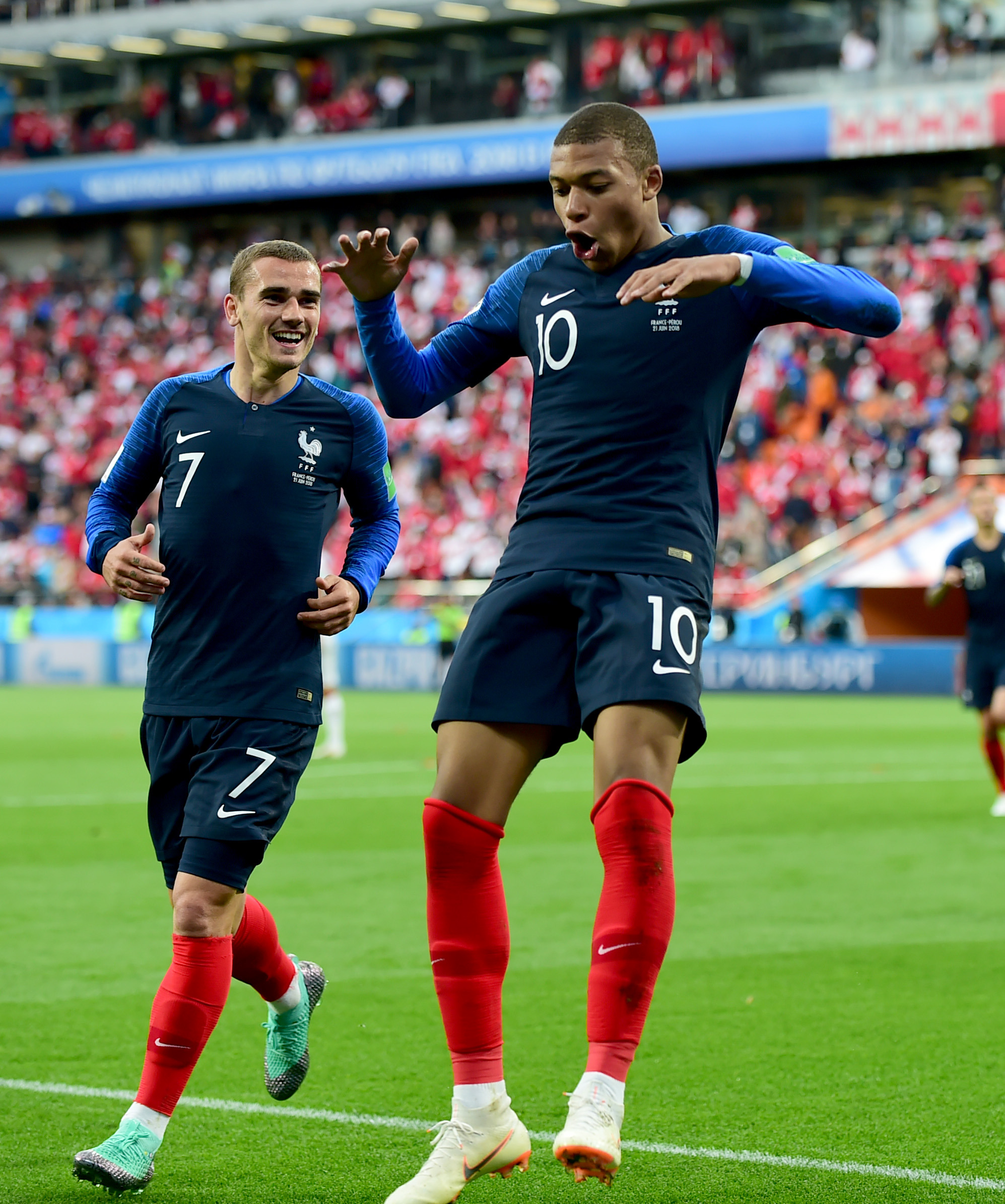 足球——c组:法国队姆巴佩进球(1)