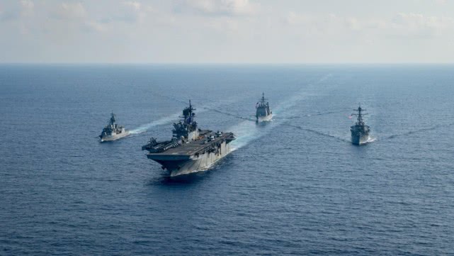 搞事?澳大利亚护卫舰进入南海,与三艘美国军舰联合演习