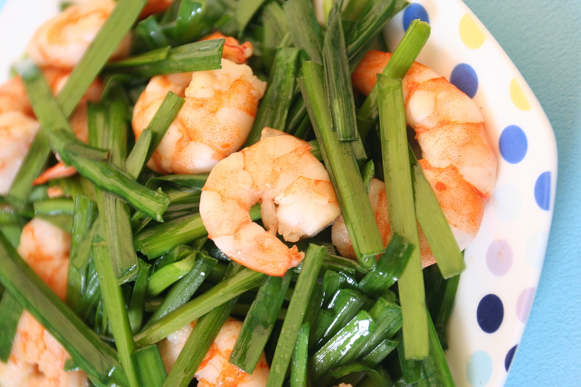 一道韭菜炒虾仁,让你在春日里尽情享受美味.#春日美食# #家常菜