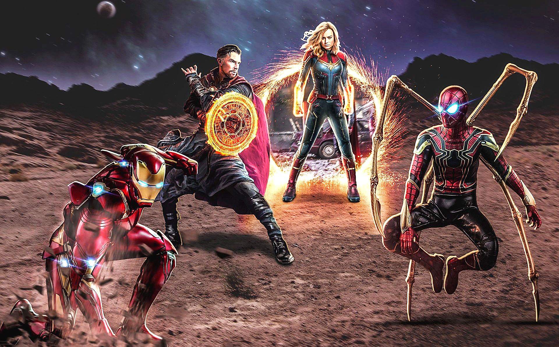 《复仇者联盟4:终局之战》精美壁纸,喜欢就用它做待机画面吧