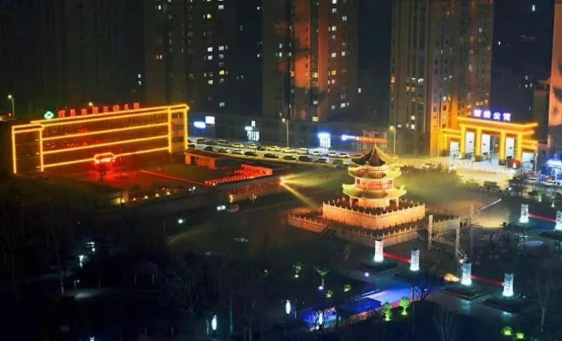 河南新乡辉县,夜景来袭,美得你想哭!