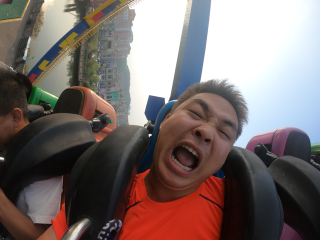 过山车记录的搞笑表情包