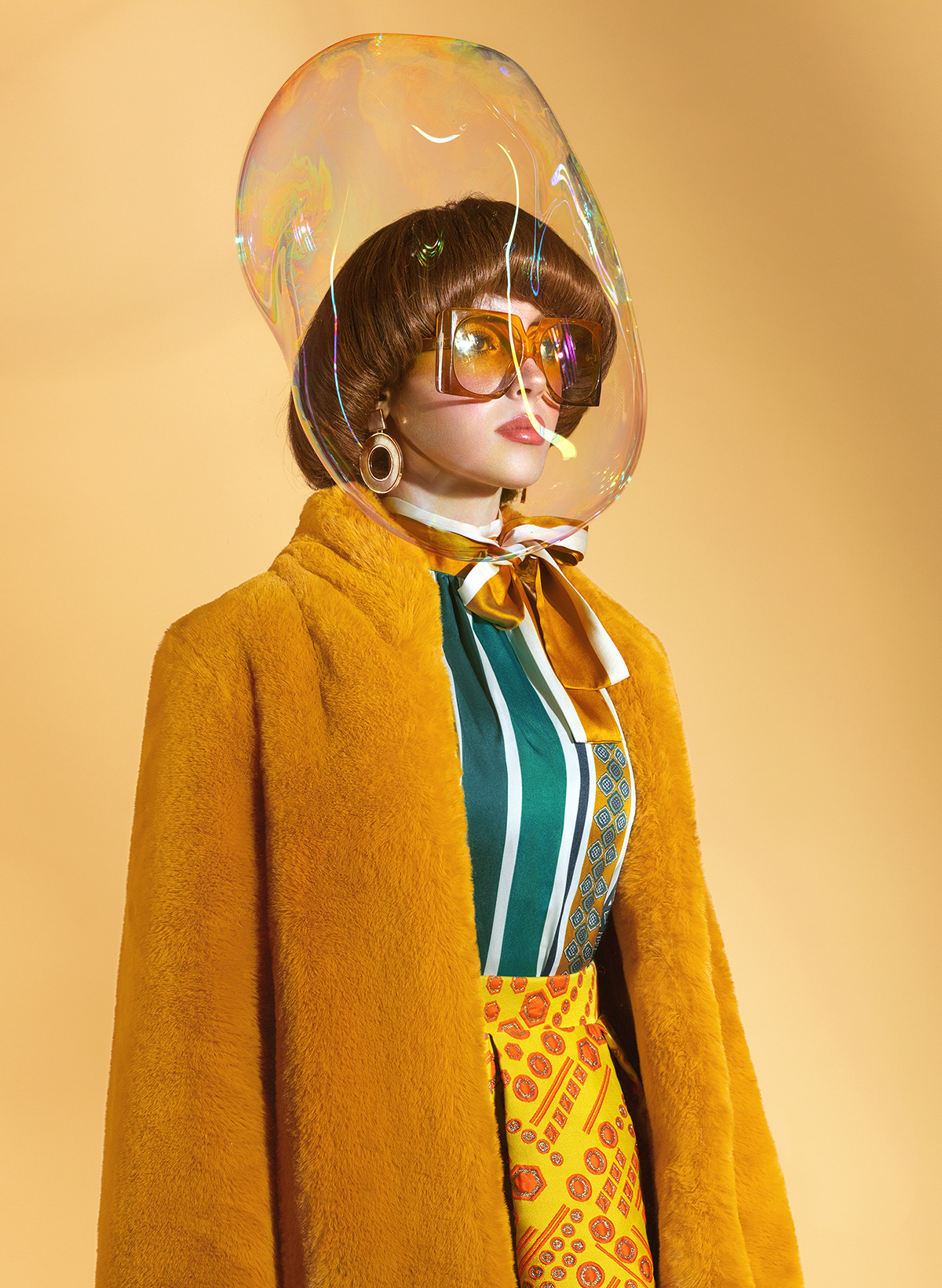 时尚摄影作品|泡沫