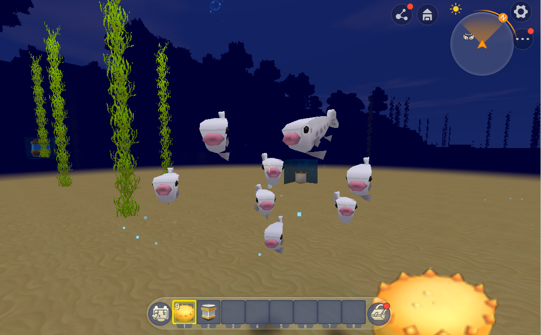 迷你世界:海底探索记,新手期待美人鱼,而大神却看见的是?