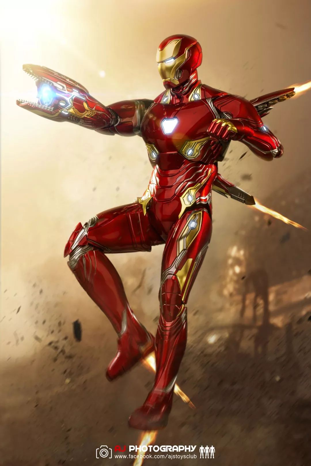 来欣赏下hot toys钢铁侠mk50美图吧!