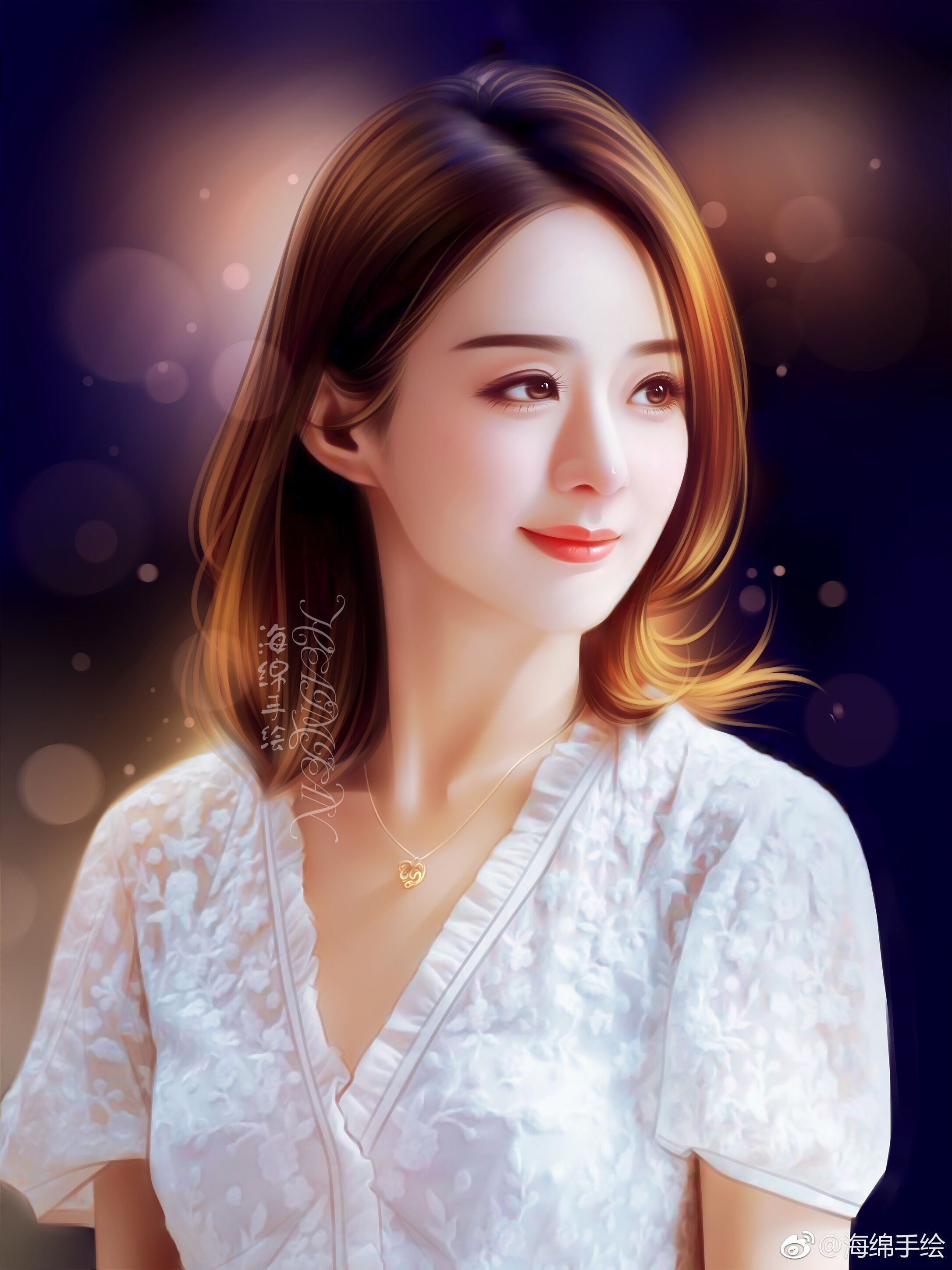 赵丽颖手绘美图,缘分来得早或迟都没关系,遇见你就是最好的时光