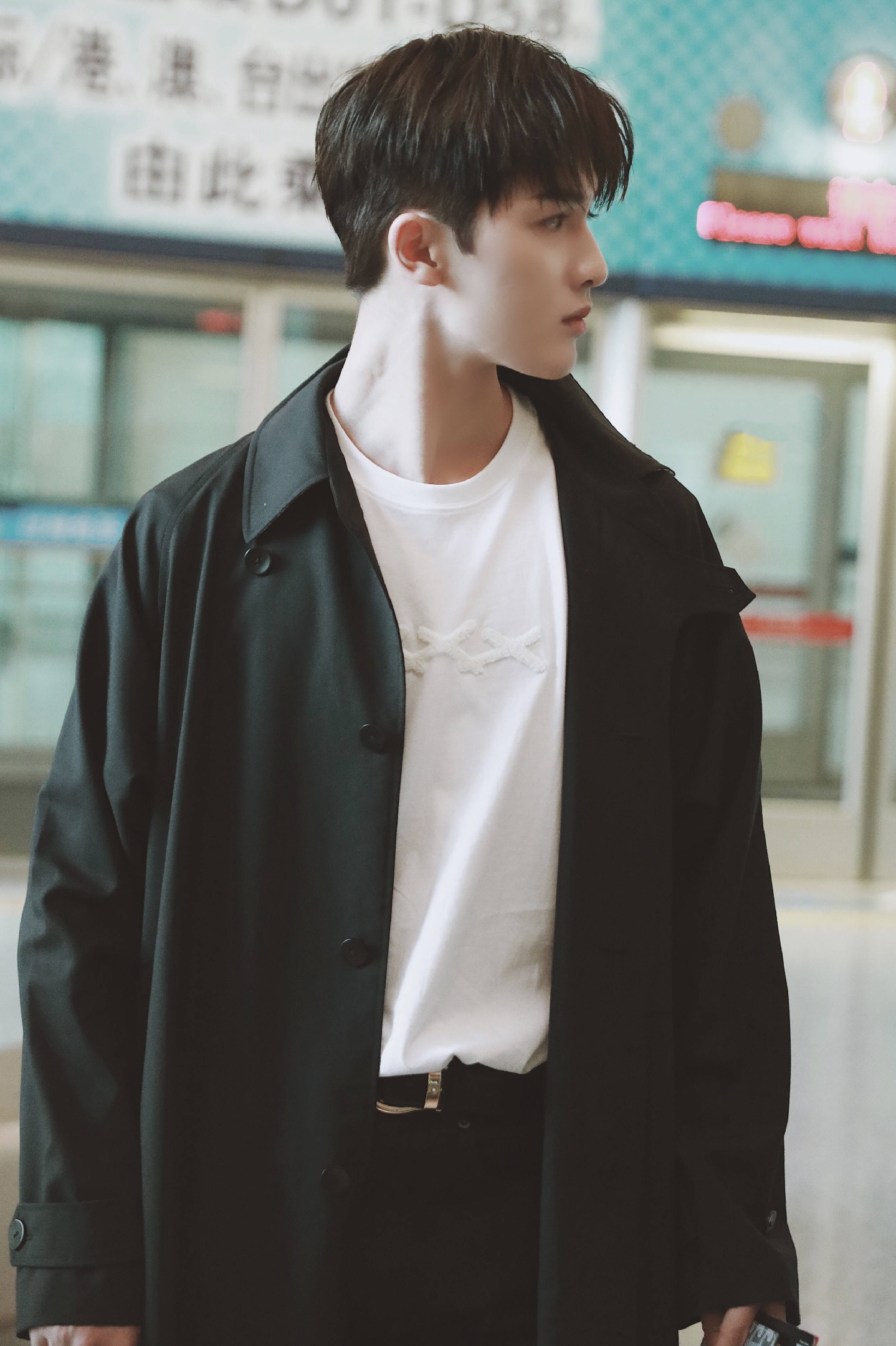 朱正廷新发型太好看了,顺毛黑发的忠犬系男友,网友: man帅