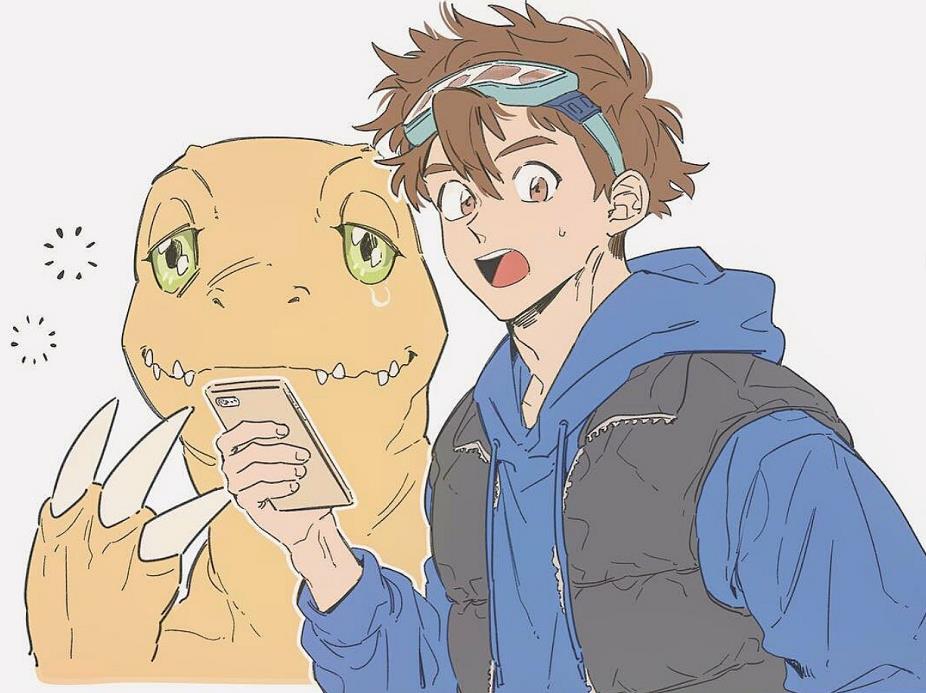 《数码宝贝》长大后的亚古兽变丑了,太一却成了男神,心疼亚古兽