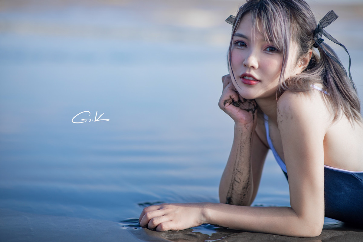 海边人像写真-悸动的季节,性感的少女