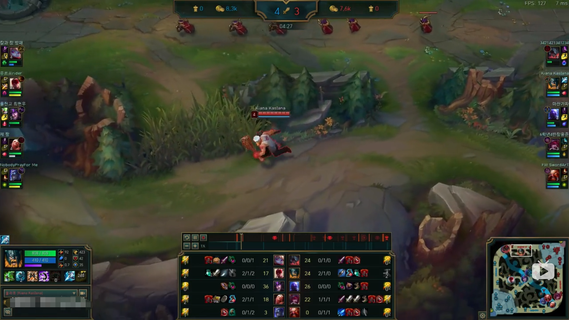 karsa闪现排眼之后又现神作-闪现吃果子,fw辅助蛇蛇看懵了!