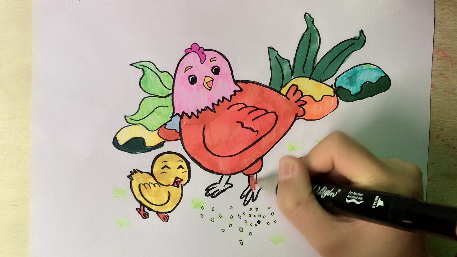 儿童美术手绘简笔画,简单易学