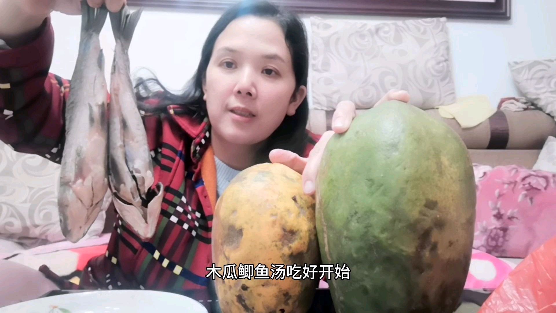木瓜鲫鱼汤,香润具有清心润肺,人人都喜爱喝,美