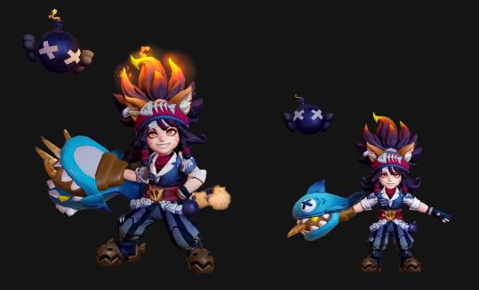 沈梦溪新皮肤鲨炮海盗猫登场,炮弹神似糖果,玩家:钻石已备好