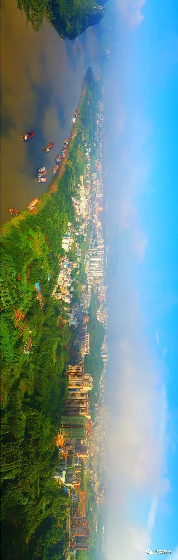 武宣县城全景图图片