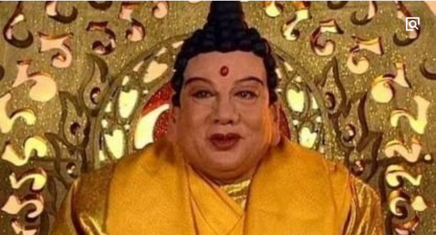 西游记如来佛祖饰演者,泰国买佛像,结果发现上面画的是自己!