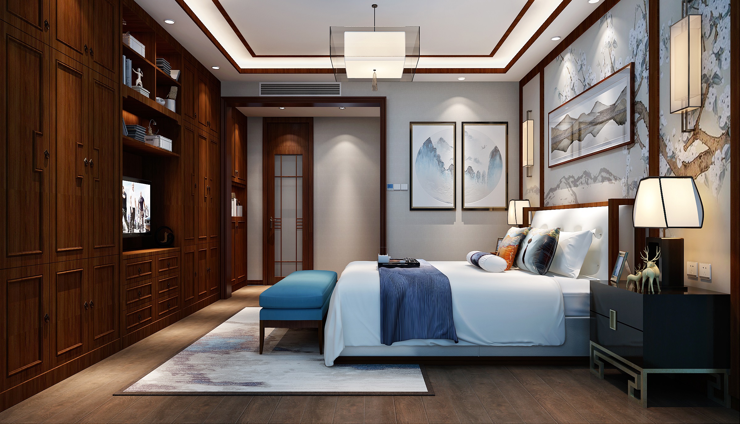 中式风格装修案例!-保利东湾国际花园装修