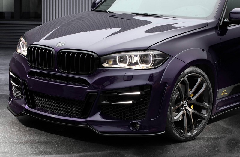 紫水晶宽体宝马x6神秘现身topcar与lumma design联手之作