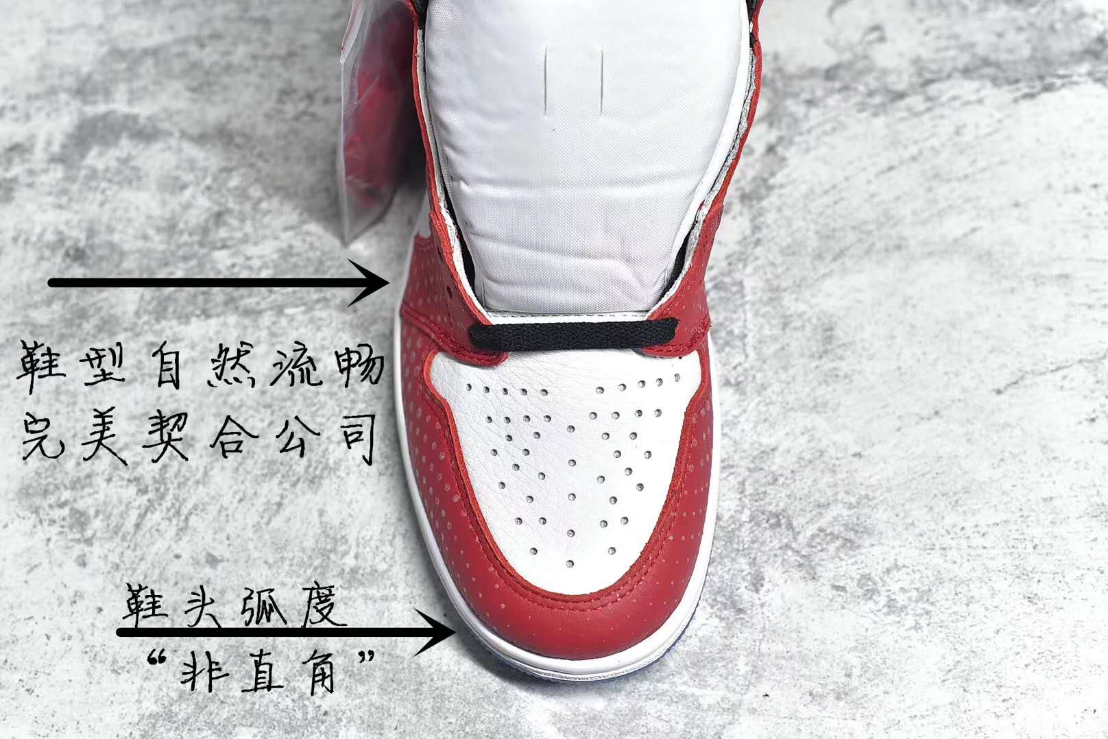 air jordan1乔丹aj漫威蜘蛛侠反光波点3m开箱测评细节真假对比