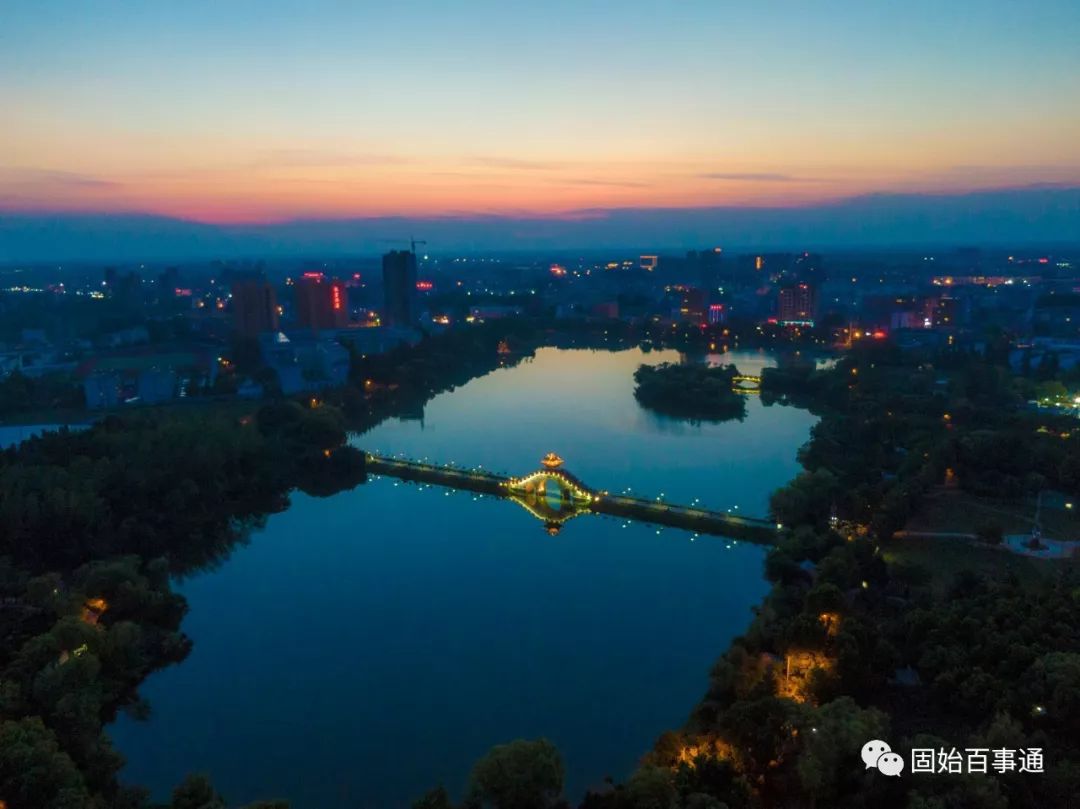 固始县夜景图片