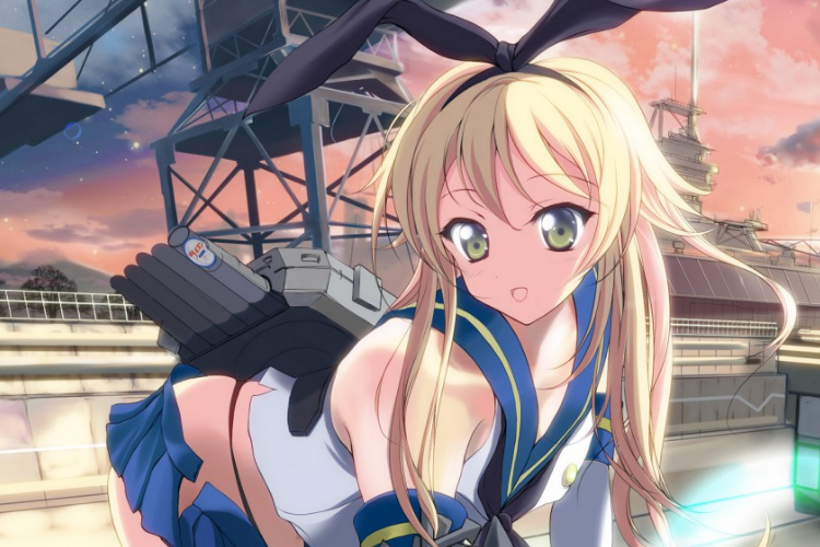 动漫萌娘岛风酱图片,靓丽洒脱,可爱呆萌