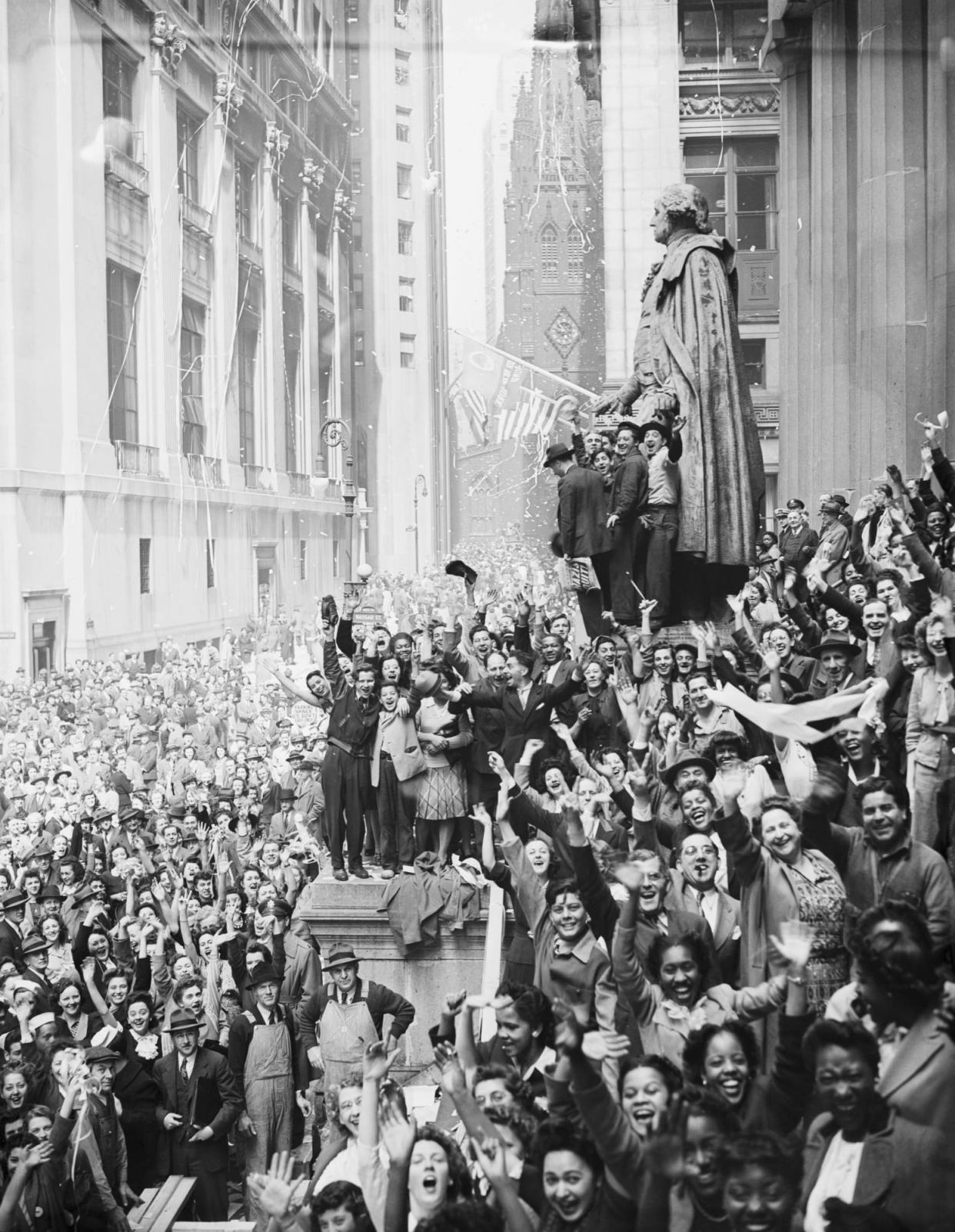 22张同盟国庆祝二战胜利珍贵照片