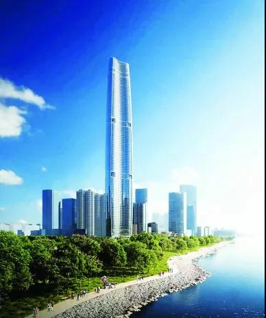 636米迫降至不足500米后 武汉这座高楼外立面竣工时间定了