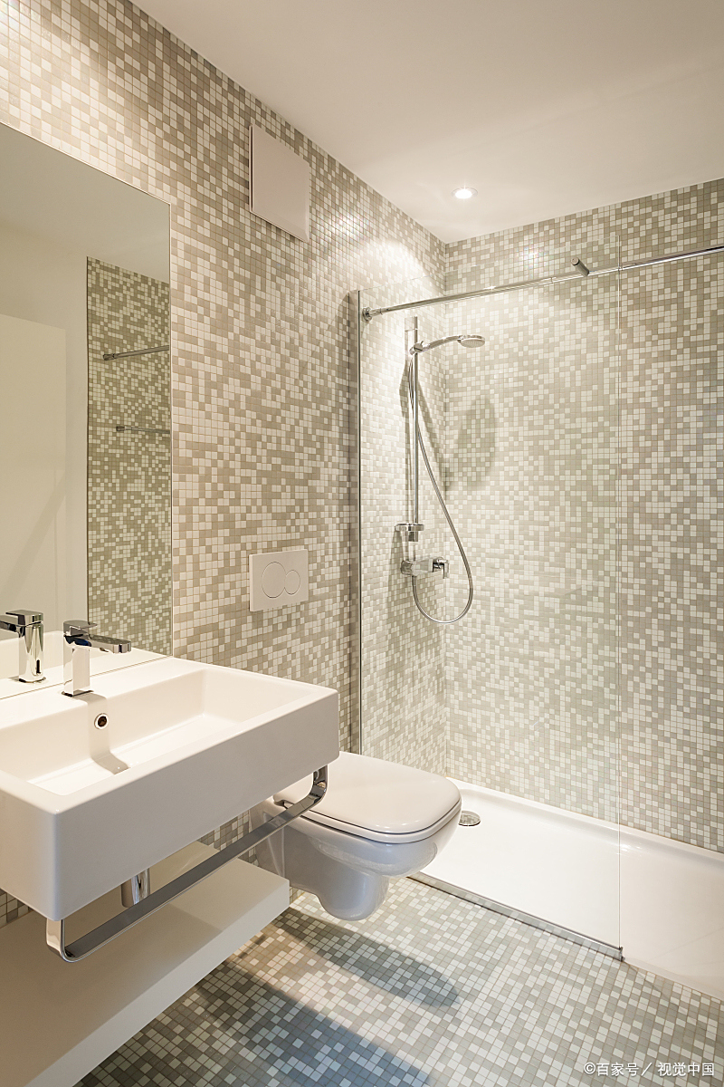 浴室墙面用马赛克瓷砖的好处如下:  1.