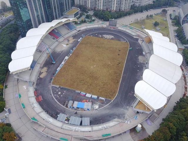杭州江干区体育中心体育场亚运会场馆改造提升项目正式复工