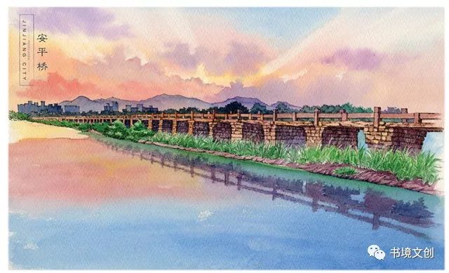手绘福建 | 一桥横亘,山水和你我都有了情