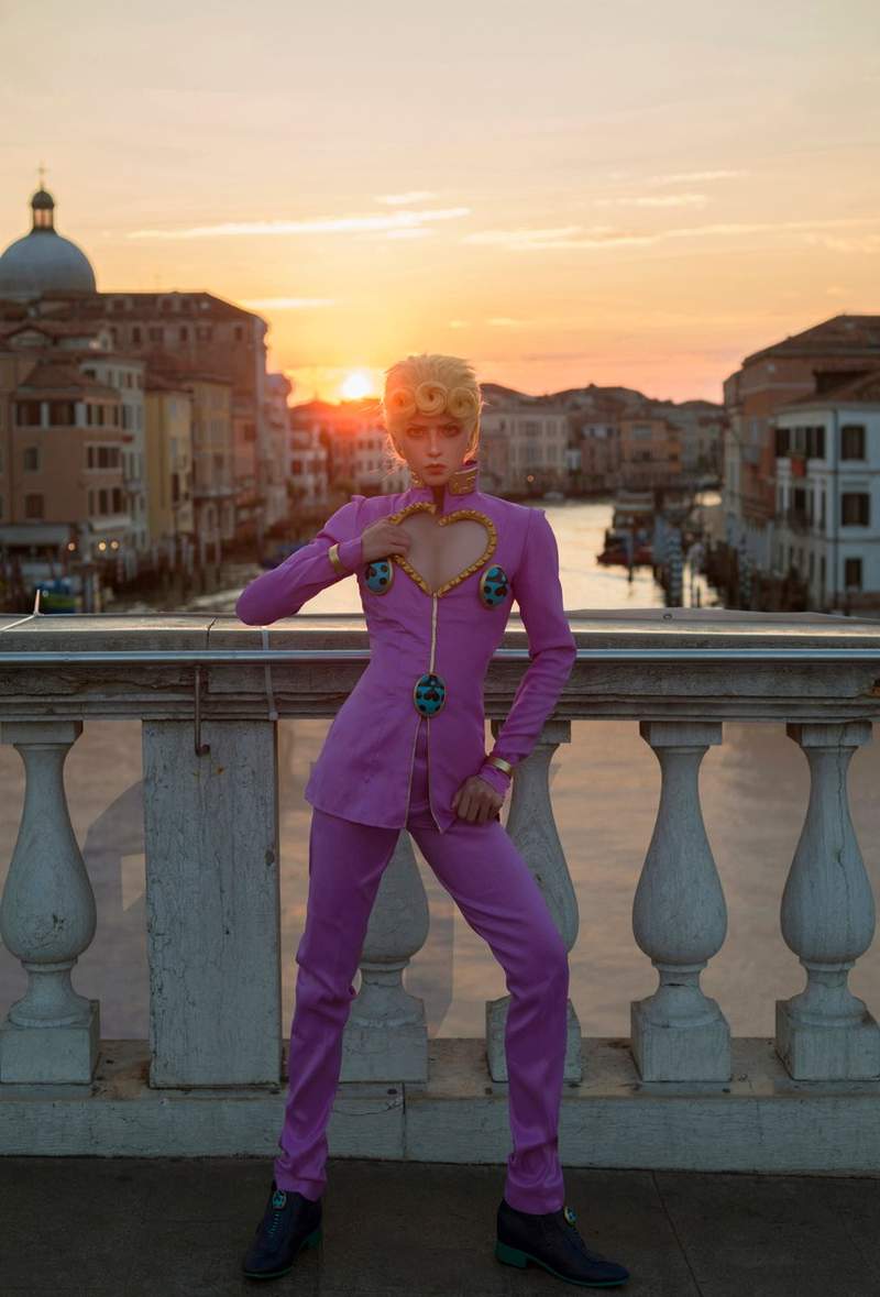 最强cosplay完美还原《jojo》角色网超惊喜:竟然是女孩子