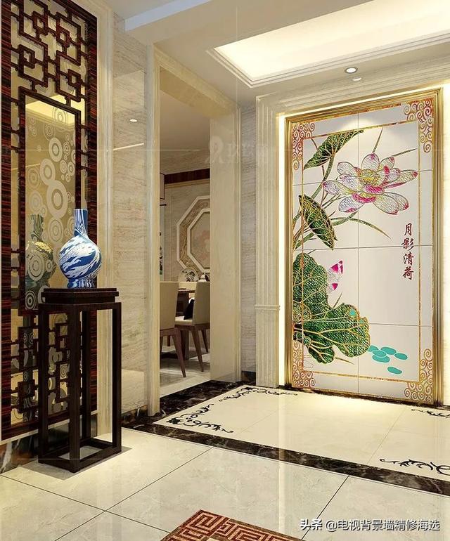 玄关过道这样设计,一进门就旺到您,背景墙