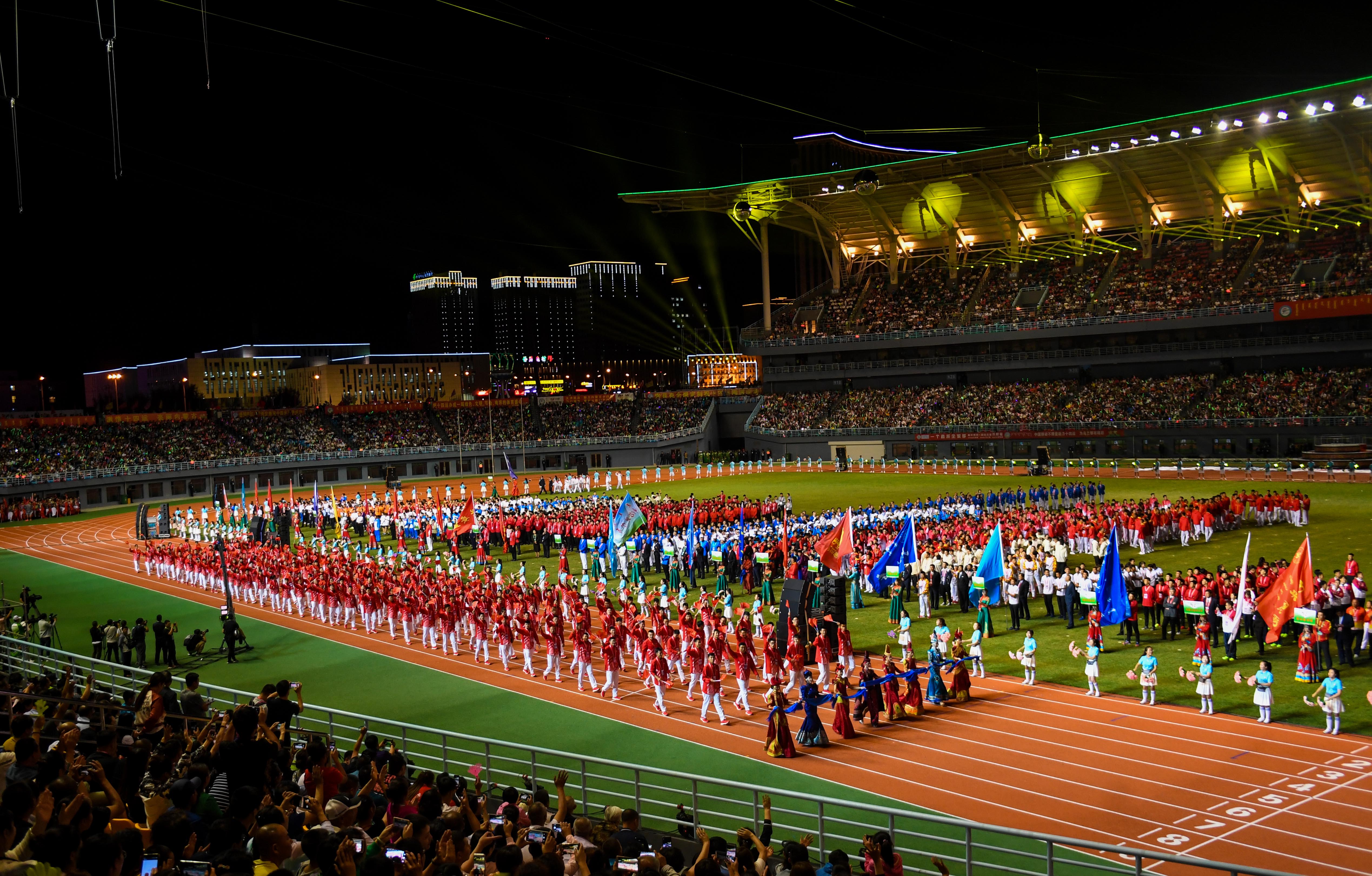 内蒙古第十四届运动会开幕