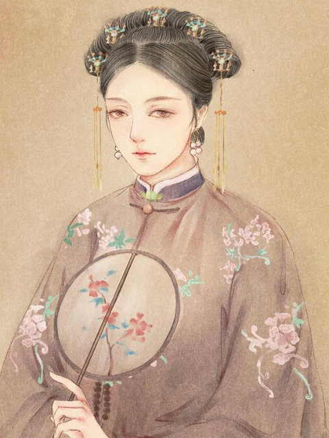 《延禧攻略》:富察容音的5张古风插画,哪张是你的手机壁纸?