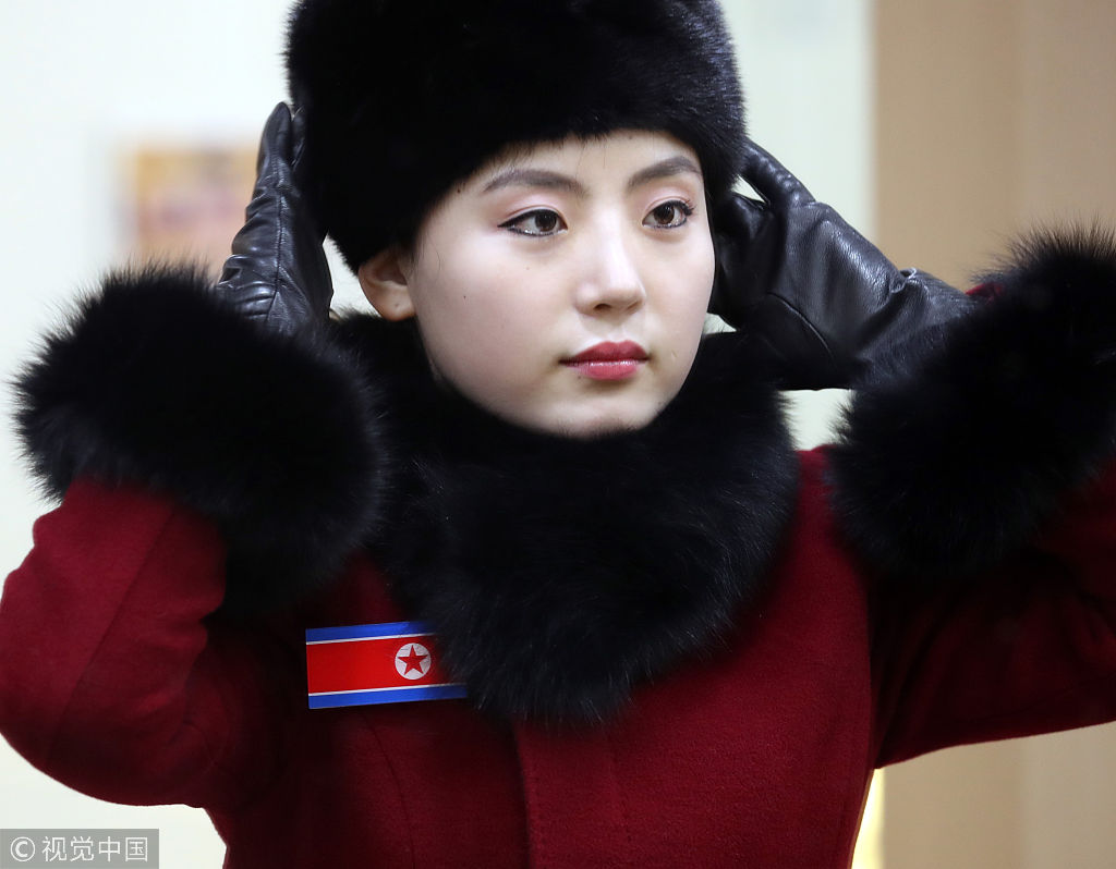 朝鲜美女惊艳全场图片