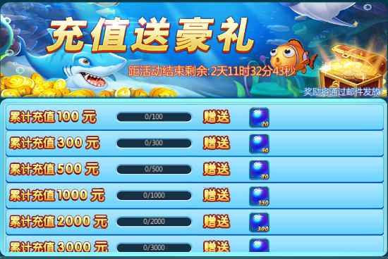 四重豪礼,全新捕鱼游戏《猎鱼总动员》今日首发