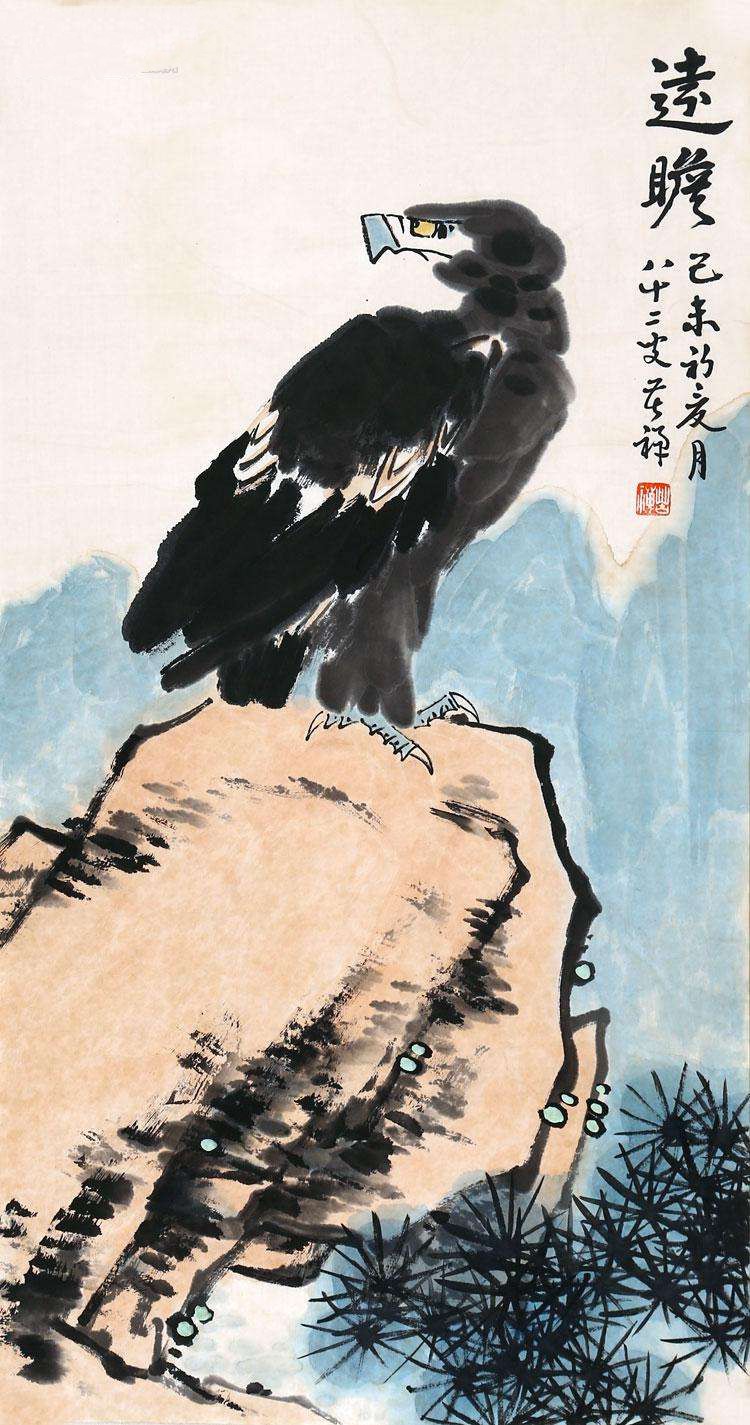 齐白石的《鹰》拍出4亿,却为何输给李苦禅的《鹰》,原因就6个字