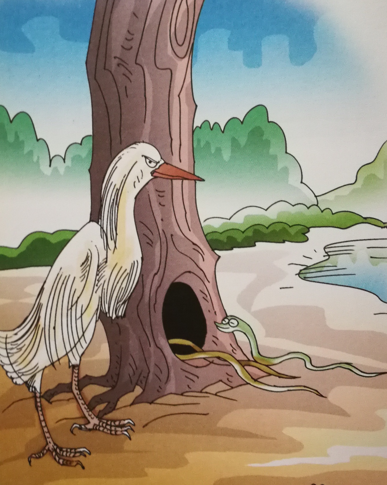 余师夷寓言之五十《引蛇出洞》